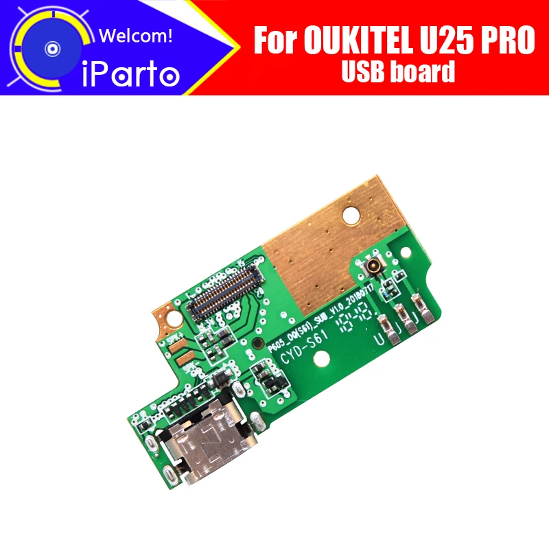 5.5 inch OUKITEL U25 PRO usb board 100% Original New for plug charge Replacement Accessories | Мобильные телефоны и