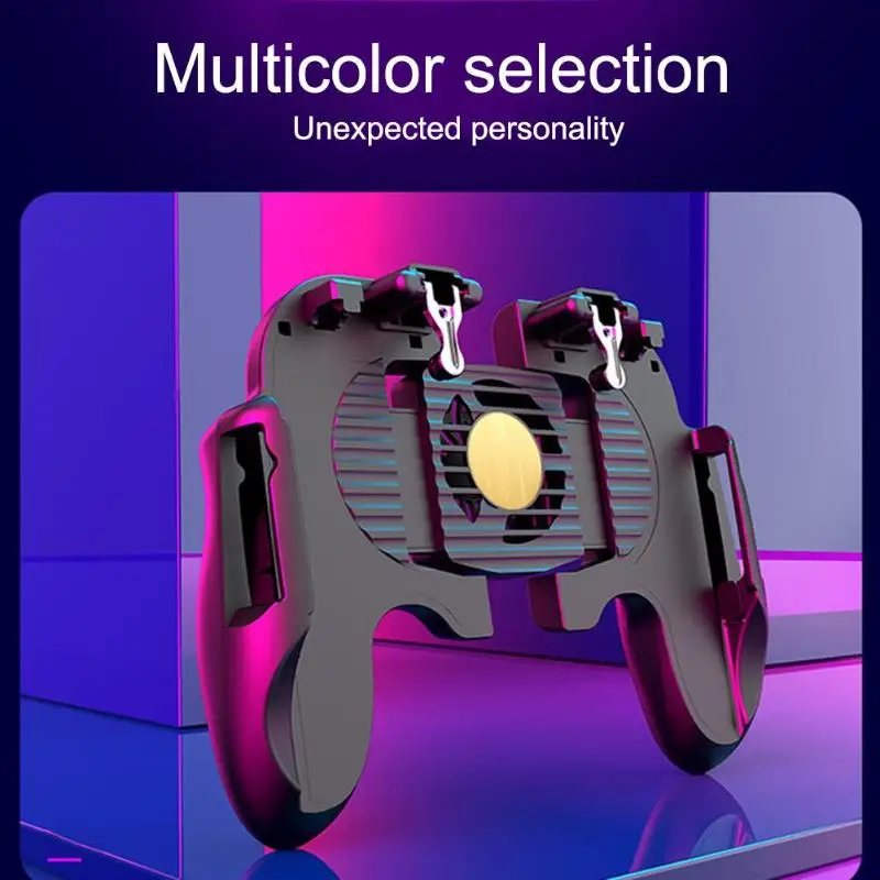  H6 Mobile Gamepad Controller for Phone L1R1 Grip Joystick Trigger for PUBG Supporting 4.7-6.0 inch 