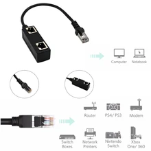 Ethernet RJ-45 Сетевые кабели Адаптер для портативных ПК RJ45 Ethernet Удлинительный кабель