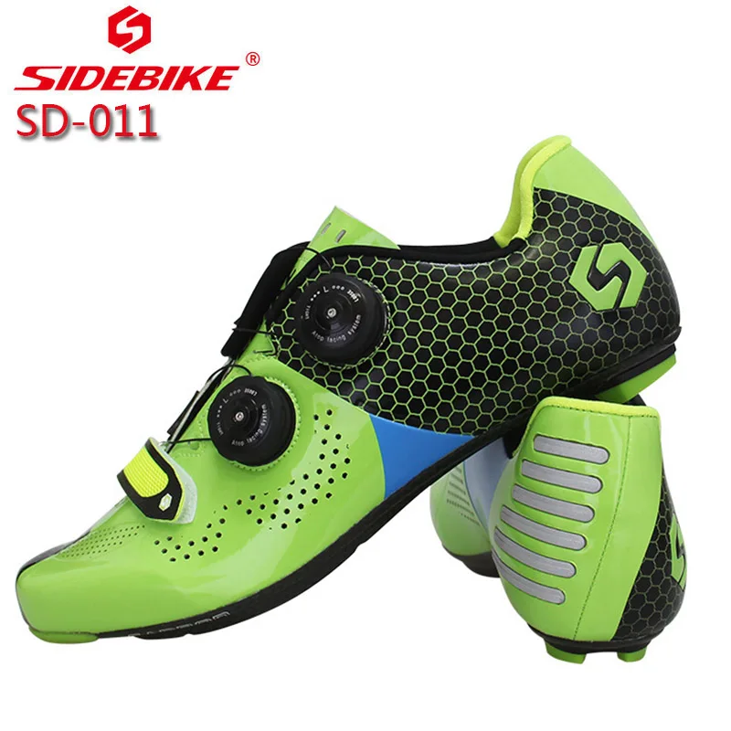 

SIDEBIKE Highway bicycle shoes ultralight breathable road bicycle shoes Mens PRO Racing Team Self-lokcing Athletic Bicycle Shoes