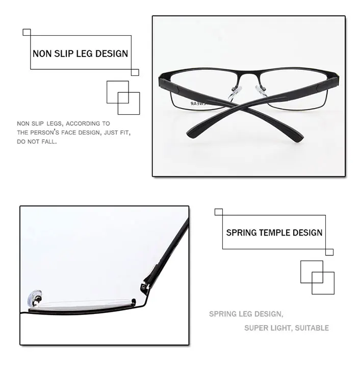 Прямоугольные очки для чтения, унисекс, дальнозоркие очки, Весенняя дужка, оправа, прозрачные линзы из смолы, модные очки, оправа, дизайн