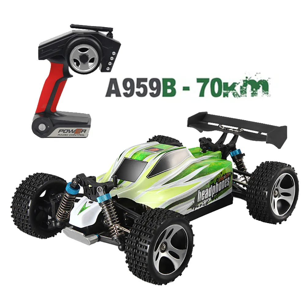 

Remote Control Car Wltoys A959B Upgraded 540 Brush Motor High Speed 70km/h 1:18 4D 2.4G RC Wall Climbing Car High Speed