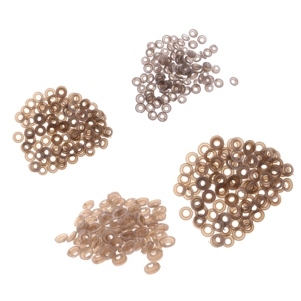 400 Pieces 9/11/15/20mm Plastic Safety Eyes Nose Washer BACK For Bear Doll DIY Craft DIY Apparel Sewing Craft Supplies
