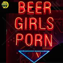 Пиво, девушки порно неоновая вывеска лампы ручной работы знаковых знак настраиваемая фара Neon Art знак лампы магазине отображения рекламы