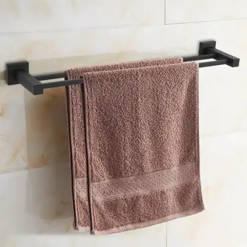 

304 Stainless Steel Double Towel Bar Towel Rack Towel Holder Towel Racks Rail Bathroom Toilet Hardware Supply Accessories