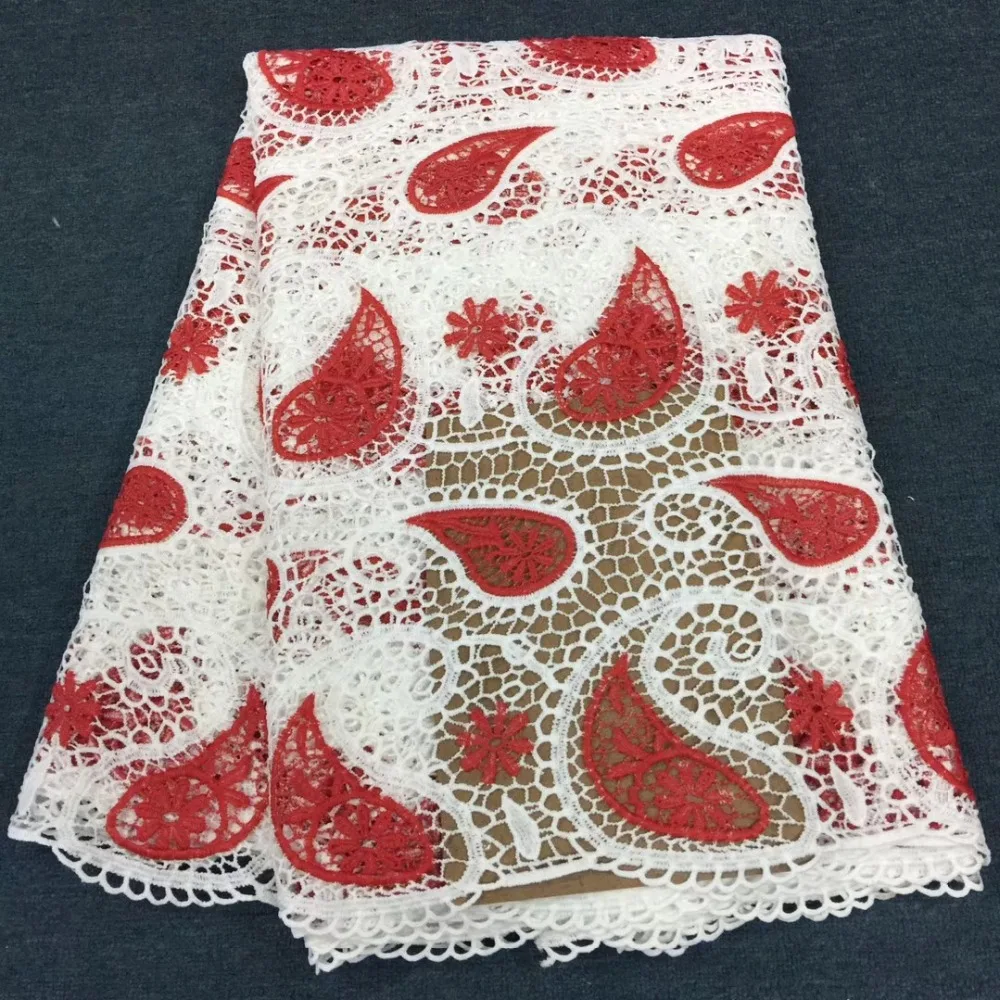 

Latest Style African Lace Fabric Fashion Milk Fiber Water Soluble Lace Fabric High Quality Tulle African French Lace Fabric