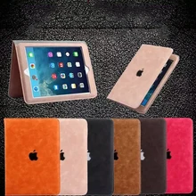 

RYKKZ Smart Cover for iPad pro9.7 Case Pu Leather Intelligence Drop resistance Bracket Protect Flat Leather Coverr