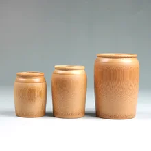 Чай caddy Портативный Бамбуковый закупориваемая банка для хранения ручной работы бамбуковые столешницы Контейнер банки для кухни с коробкой для сладких хлопьев