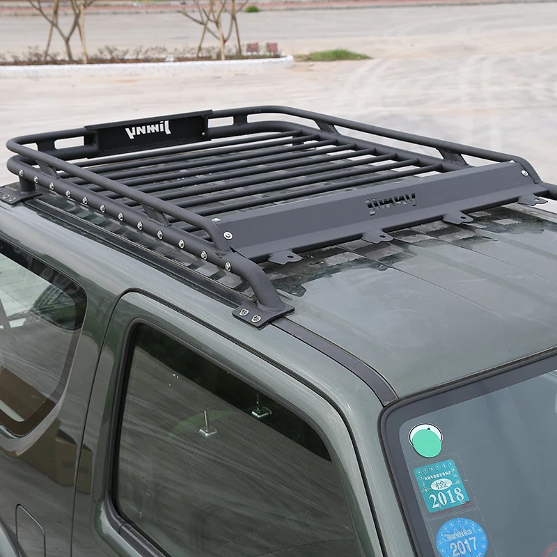 Black Metal Roof Cargo Racks Car Top Basket for Suzuki Jimny 2007+in