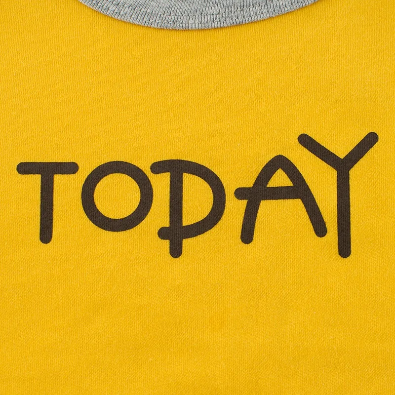 CROAL CHERIE Summer Toddler Boys Girls Clothes Kids Clothing Fashion Letter Short Sleeves Children Shirts Tops Tee 90-140cm (15)