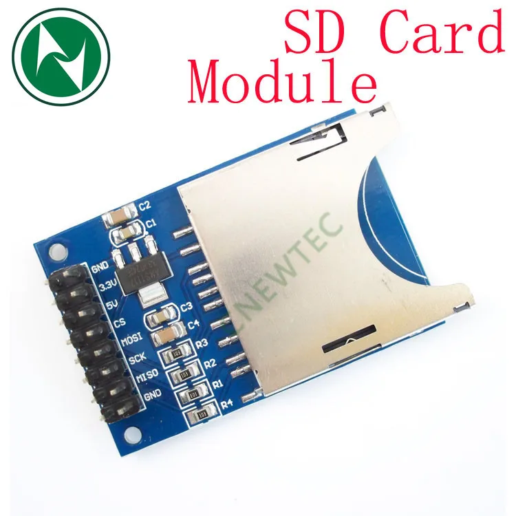 

Perfect SD Card Module Slot Socket Reader For Arduino ARM MCU Read And Write