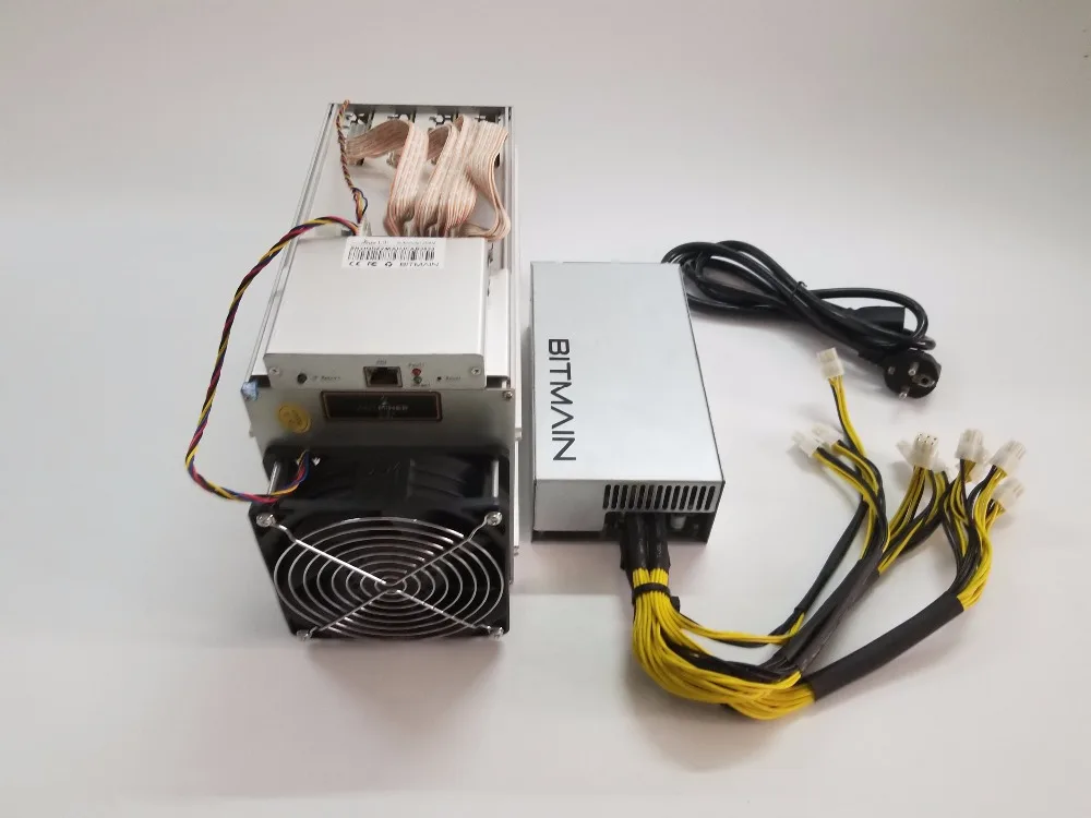 YUNHUI Scrypt Miner ANTMINER L3+ LTC 504M с BITMAIN APW7 1800W PSU Litecoin Mining Machine лучше, чем ANTMINER L3