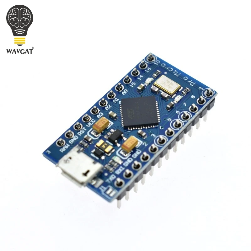 WAVGAT Pro Micro ATmega32U4 5V 16 МГц заменить ATmega328 для arduino Pro Mini с 2 Row штыревые для Леонардо USB интерфейс