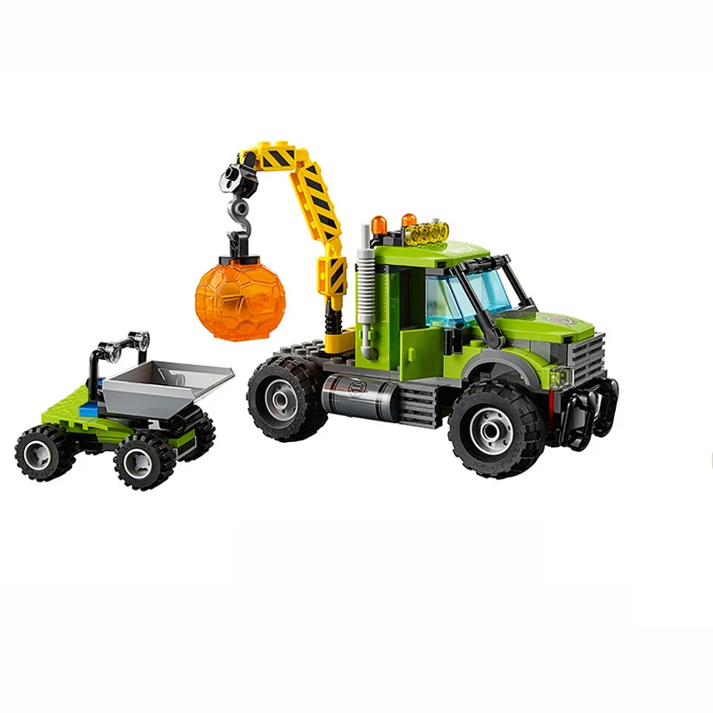 Lepin-02005-City-Series-The-Volcano-Exploration-Base-Truck-60124-Building-Blocks-Brick-Educational-Toys-For (3)