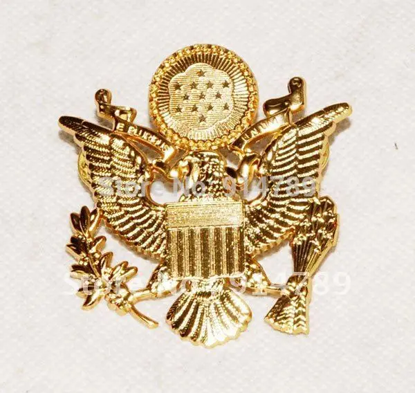 WWII US ARMY OFFICER CAP EAGLE BADGE INSIGNIA 31642 On Aliexpress 