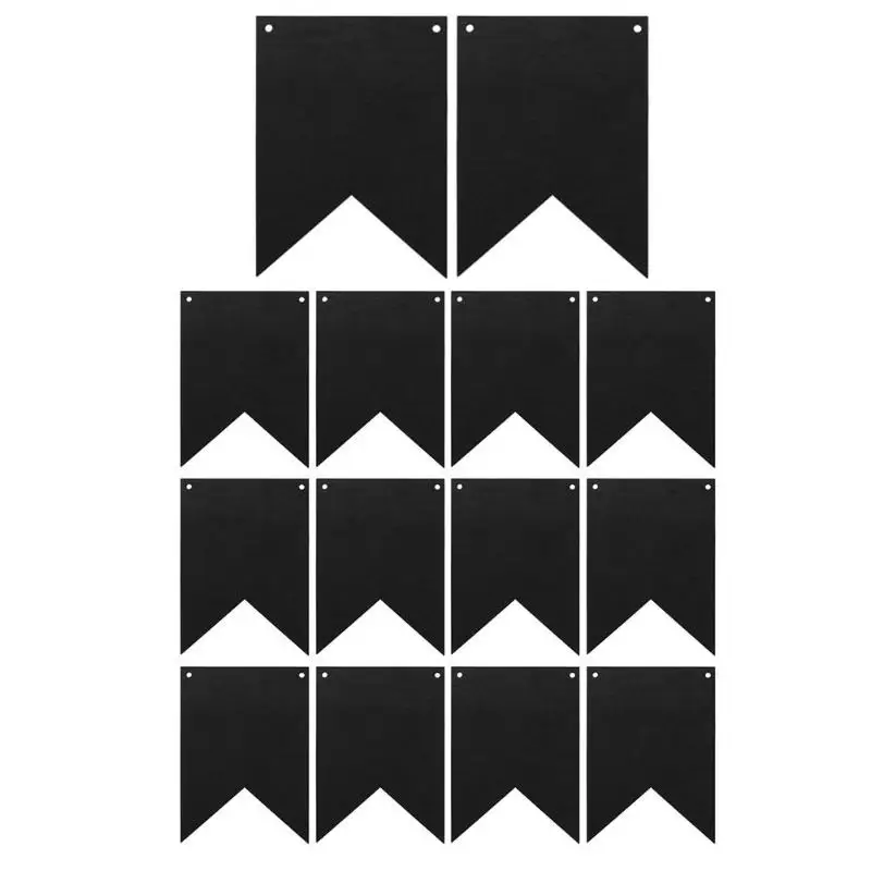 

16pcs Mini DIY Wooden Tuxedo Shape Blackboard Chalkboard with Chalk Writing