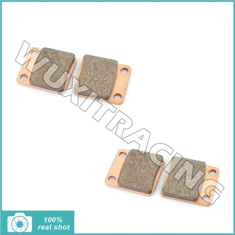 4 шт. спеченные ATV Quad Байк тормозные колодки спереди для YAMAHA YFS 200 03 04 05 06 YFM 250 350 400 450