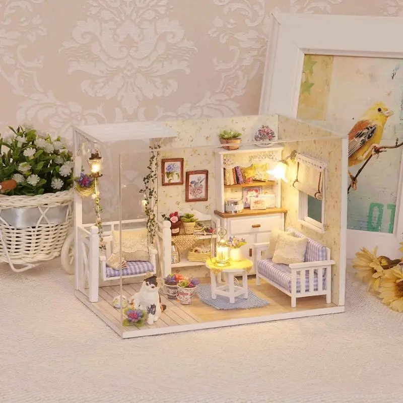 3D Handmade Furniture Doll House Diy miniature doll house 3D Wooden Miniaturas Dollhouse Toys For Kids Home Beautiful Decoration 3D Handmade Furniture Doll House Diy miniature doll house 3D Wooden Miniaturas Dollhouse Toys For Kids Home Beautiful Decoration