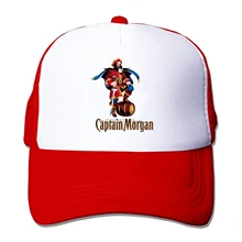 Колпаки для грузовиков Прохладный Капитан Морган мужчины женщины шляпа черный(5 цветов