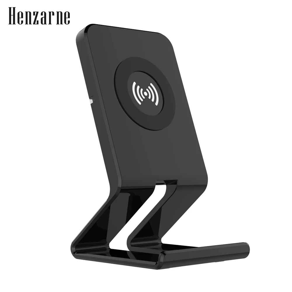 Henzarne Wireless Charging Stand Qi wireless charger for Galaxy S9, S9+, S8, S7 &iphone 8 X XS MR wireless charger