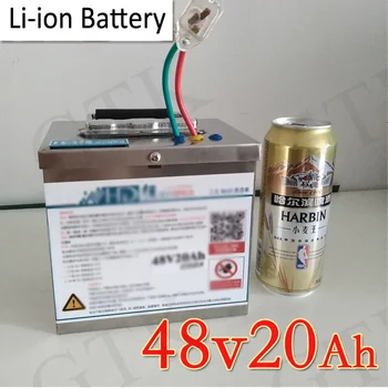 

GTK 48v 20ah li-ion 18650 Travel electric car Electric vehicle portable lithium battery replaces lead acid + 5A charger