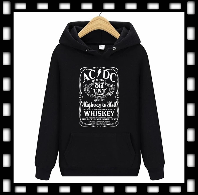 

Spring New Hooded Music Band AC & DC Hoodie For Men Jacket Men's Hoodies AC DC Plus Size Spring Men Women ACDC Sweatshirts 2019