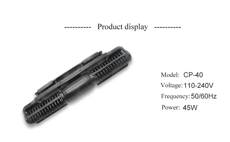 Jebao Jecod CP-25 CP-40 CP-55 перекрестного течения волна аквариумным насосом 110-240V Новая модель CP25 CP40 CP55 Big Brother мощнее