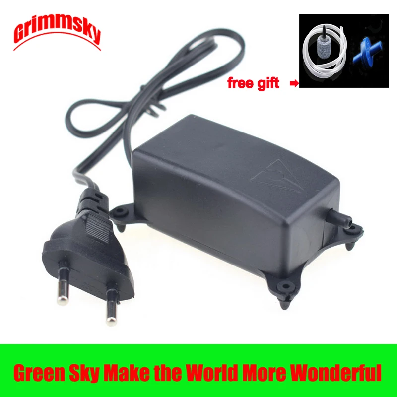 

2W EU Plug Flow 1.2L/Min Fish Tank Oxygen Increasing High Performance Noiseless Small Ultra Silent Aquarium Air Pump 220v