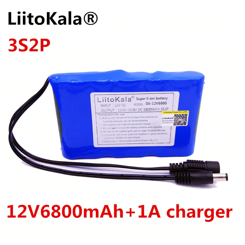 LiitoKala-HK-Alta-Qualidade-DC-12-V-6800-mAh-18650-Li-ion-Bateria-Recarreg-vel-de (2) - 