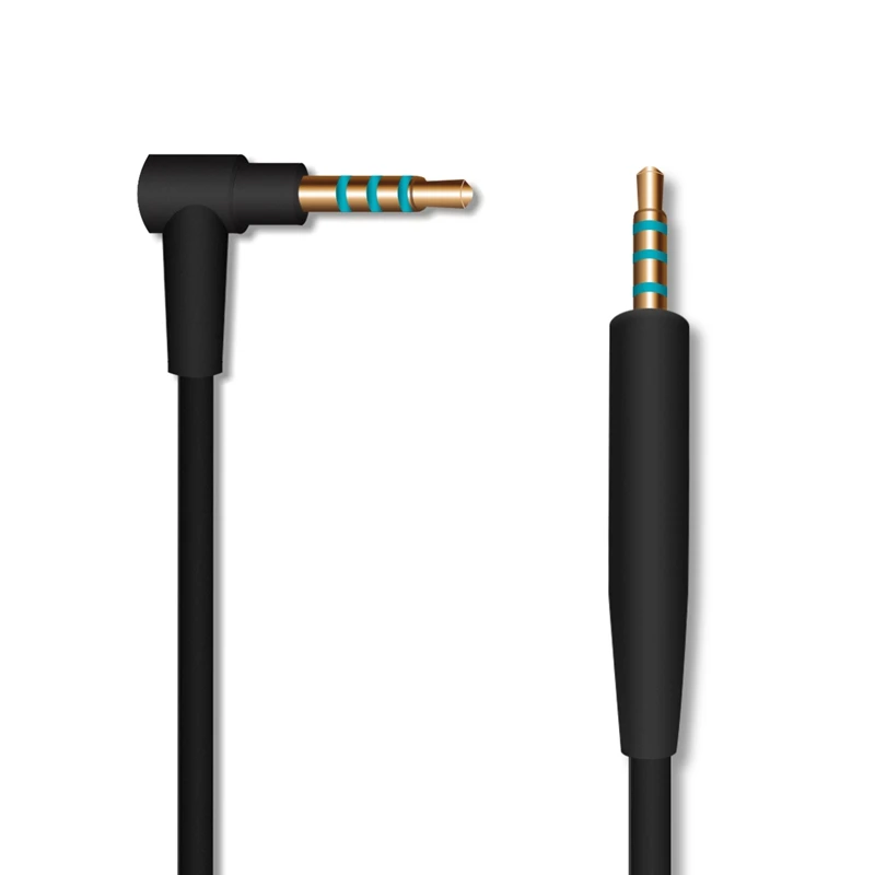 JINSERTA Замена аудиокабеля 2,5 мм до 3,5 мм для нижнего белья для спокойствия и комфорта QC25 наушники с микрофоном и регулировкой громкости Управление для iPhone