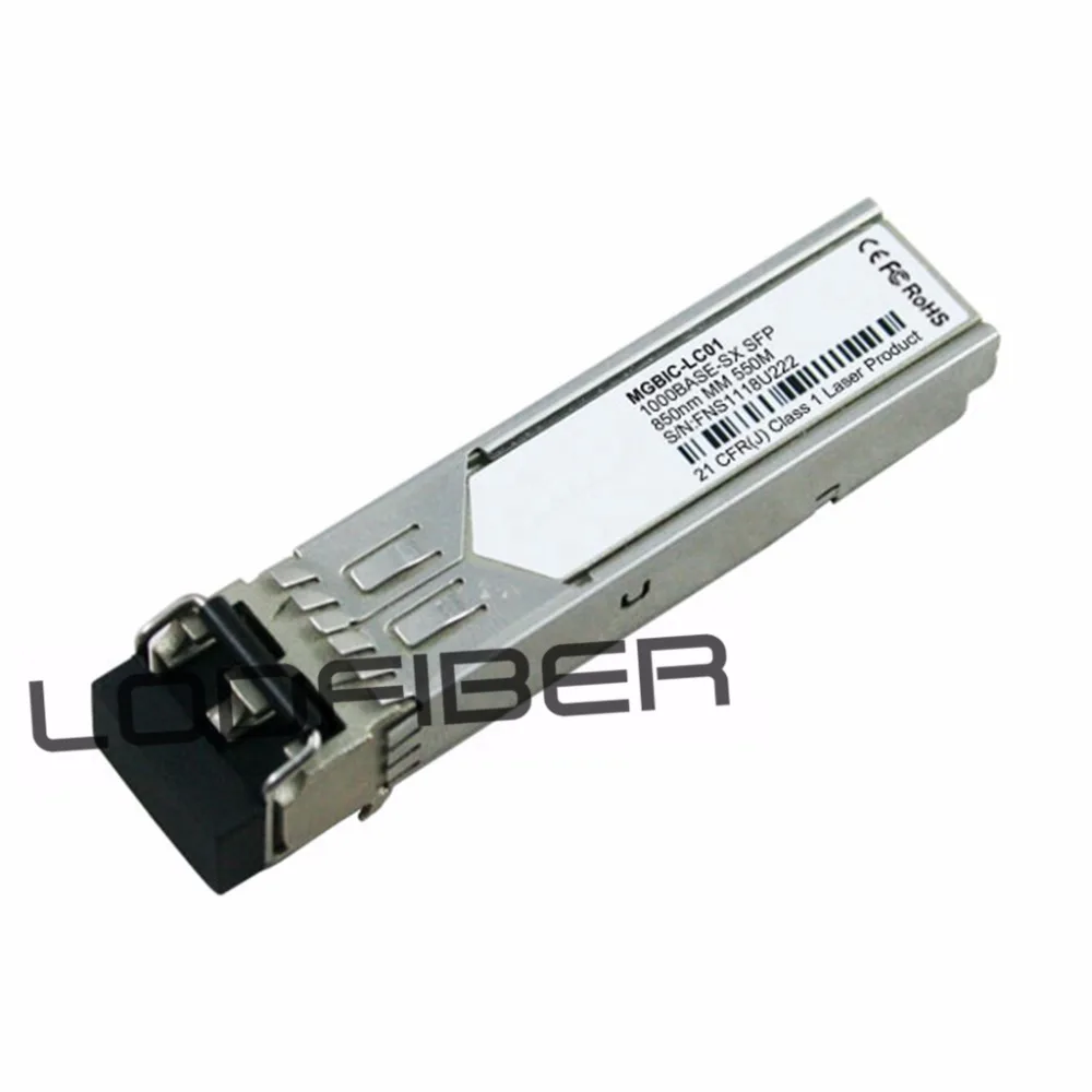 

MGBIC-LC01 Compatible 1000BASE-SX SFP 850nm 550m DOM Transceiver