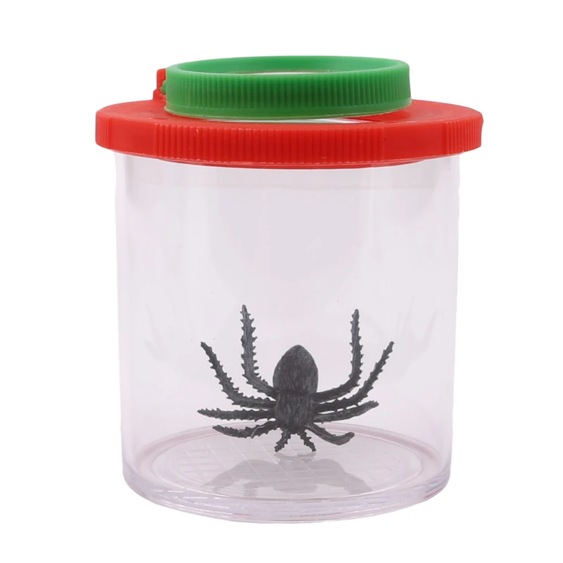 Новые наблюдения насекомые маленькие животные Лупа увеличительное стекло цилиндрический паук обучающая игрушка просмотра