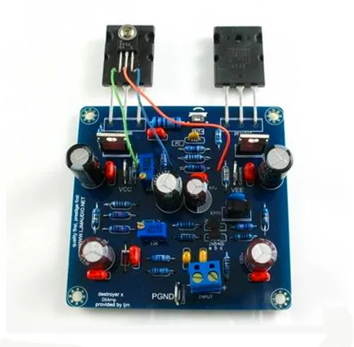 

Free Shipping!!! 3pcs DX AMP amp / dual-channel parts Accessories / with high-power tube 2SA1943 / 2SC5200 /Electronic Component