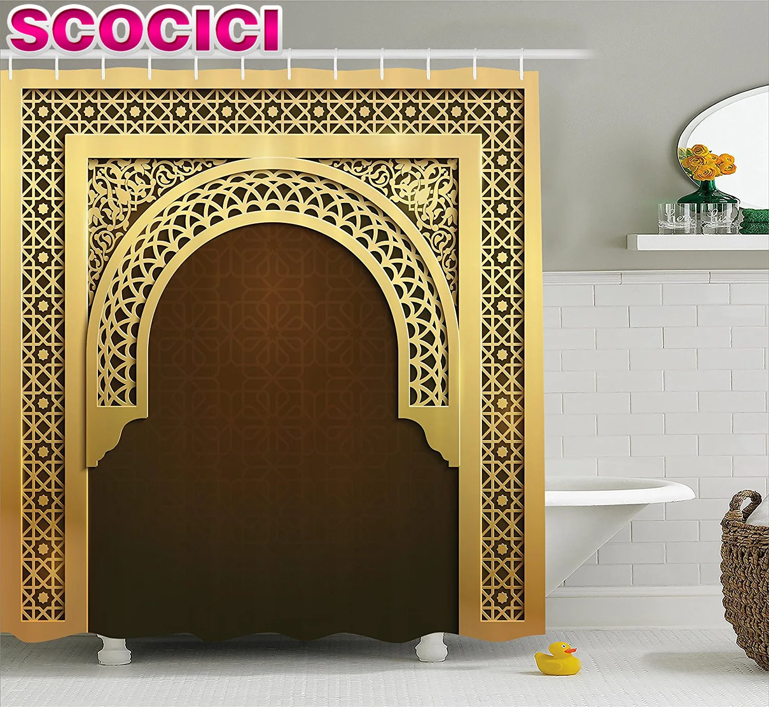 PROD 32807268950 Moroccan Shower Curtain Middle Eastern Ramadan
Greeting Scroll Arch Figure Celebration Holy Eid Theme Fabric Bathroom
Decor Set PROD 32807268950 Moroccan Shower Curtain Middle Eastern Ramadan
Greeting Scroll Arch Figure Celebration Holy Eid Theme Fabric Bathroom
Decor Set