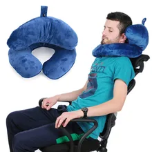 Новая J-shape Подушка для путешествий для самолета надувная Шейная подушка для путешествия аксессуары