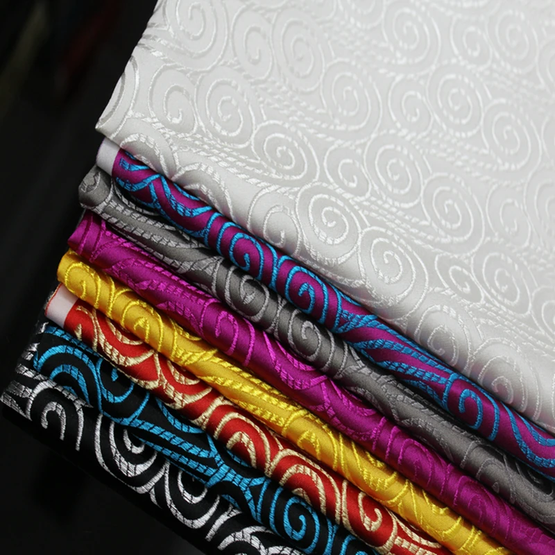 

France imported High quality jacquard tapestry satin 3D jacquard dress fabric for cushion cover curtain patchwork DIY 75x100cm