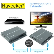 IP сеть RJ45 HDMI удлинитель RJ45 по Cat5 Cat5e Cat6 660ft HDMI удлинитель по UTP/STP LAN сети Ethernet HDMI удлинитель