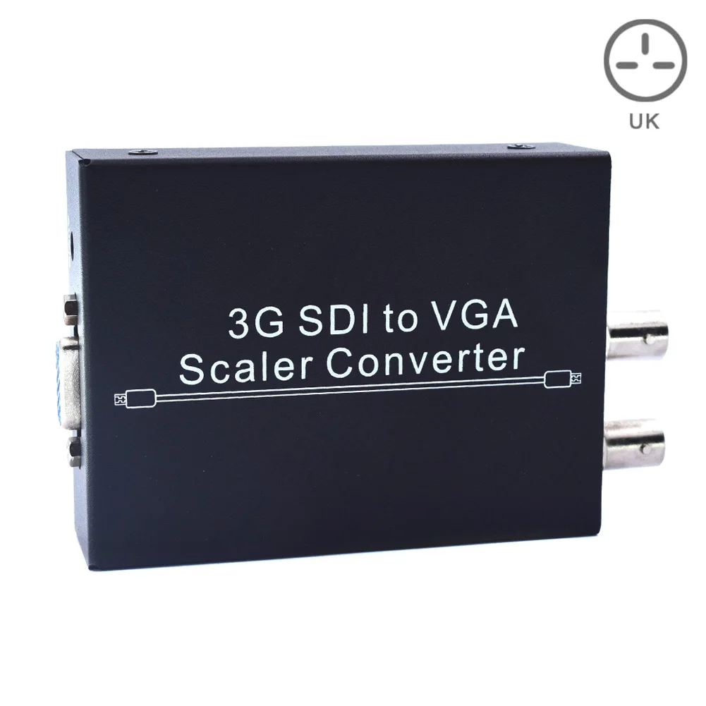 

3G SDI to VGA +SDI Scaler Converter 3G HD SD 2.97Gbps Loop Output HSJ-19