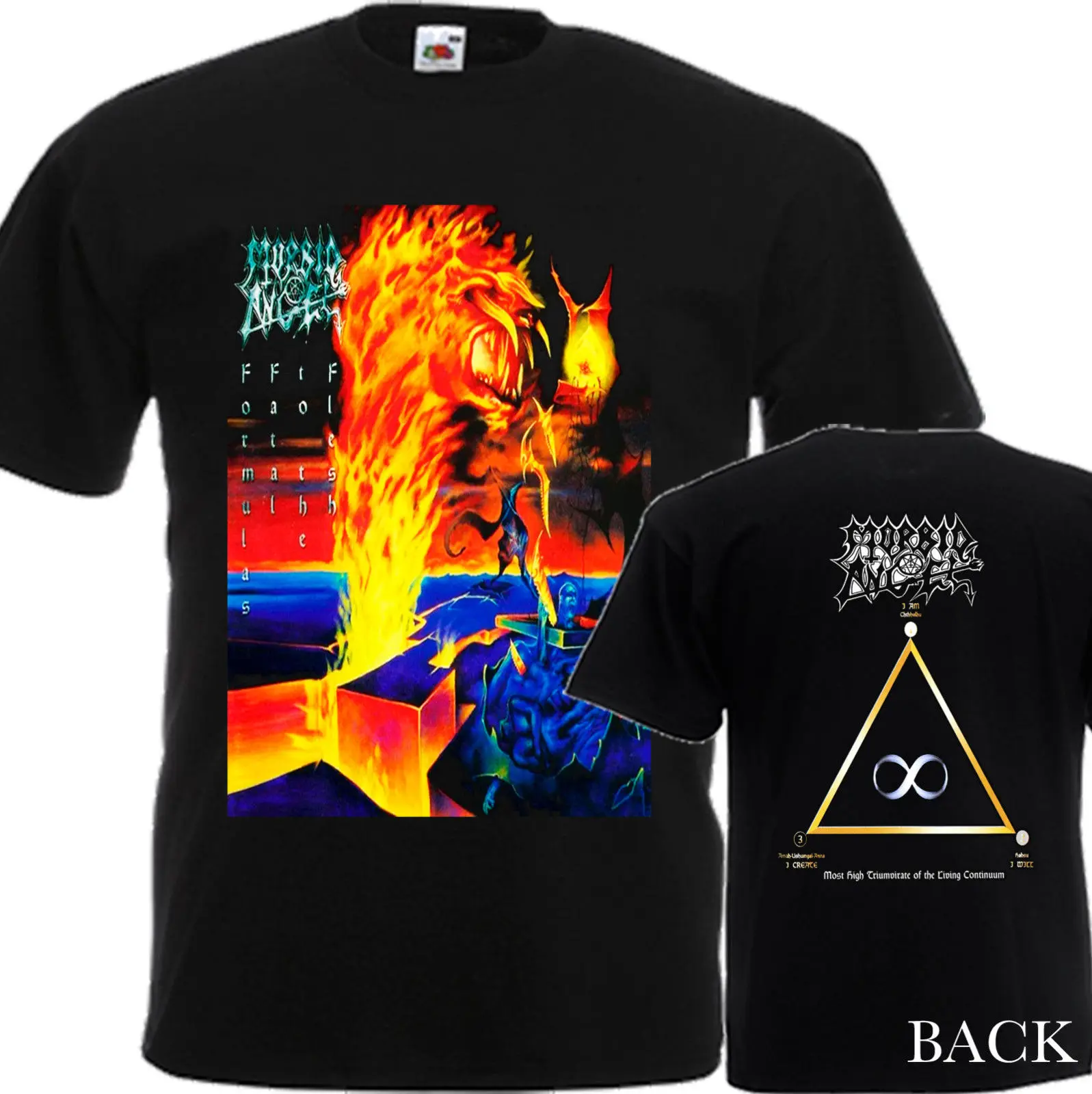 Morbid Angel формулы фатальным для Fles-T-SHIRT мужские-DTG печатных тройник SIZE-S/7XL | Мужская