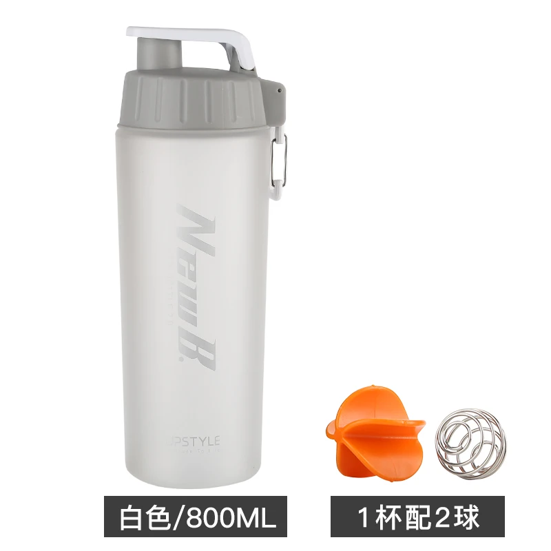 Бутылка для воды движения botella de agua шейкер gourde en plastique sport garrafas тренажерный зал