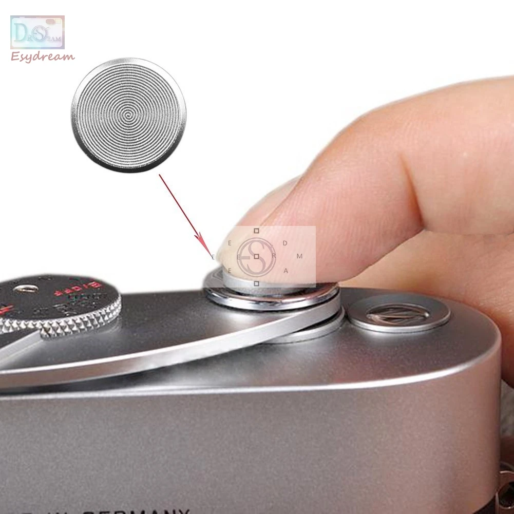 4x 10mm Flat Metal Shutter Release Button for X100 X10 X-Pro1 M8 M9 X-E1 X-E2 Fujifilm Fuji X70 X100s X20 X30 Camera