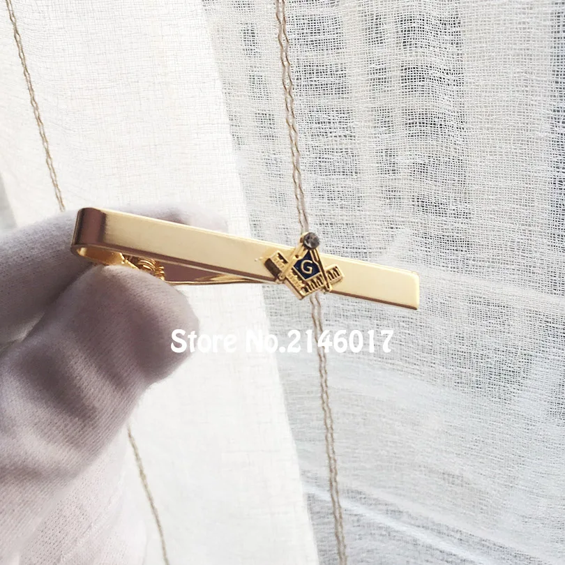 10pcs Wholesale Masonic Fashion Men's Neck Tie Clip Masonry Square and
