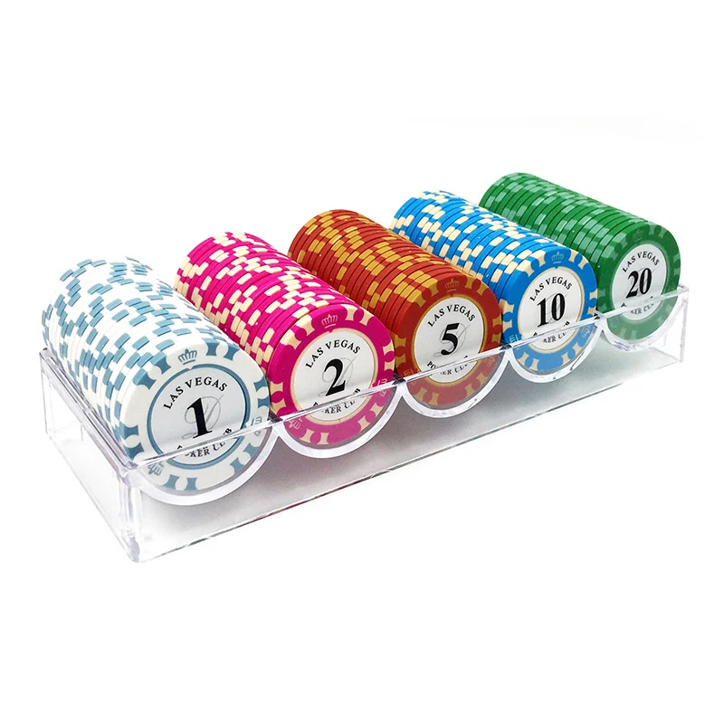 100 шт фишки для покера набор с коробкой 14 г глина/керамические фишки для покера наборы Техасский Холдем EPT Pokerstars фишки для покера монеты для казино - Цвет: A as pic