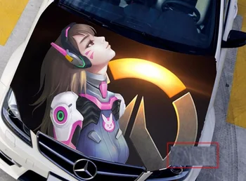 

LEFT SIDE Car Stickers HD inkjet Cartoon Japanese Anime Hood Stickers Waterproof Universal Fitment to all Vehicles High Quality