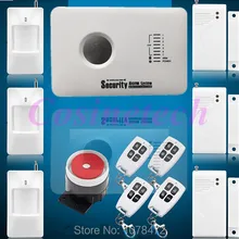 Система сигнализации управления приложением 315/433MH GSM сигнализация с 3 проводными и 70 беспроводными зонами защиты охранная сигнализация