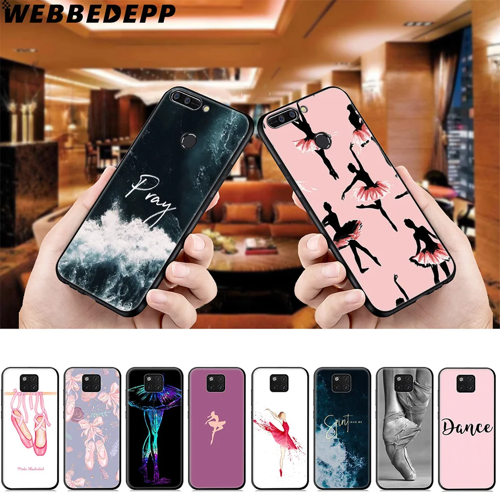 Ballerina Dance Ballet Soft Case for Huawei Mate Honor 20 6A 7A 7C 7X 8 9 9X 10 View Lite Pro 30 |