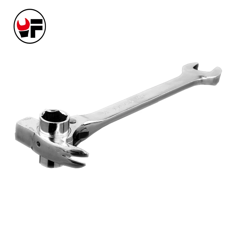 U Shape Double End Technical Adjustable Spanner Hand Tool Wrench Multi