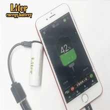 18500 USB 3,7 V литий-ионная аккумуляторная батарея 1800 mAH usb diy power bank Li-Ion usb 18500 батарея 1800 mAh