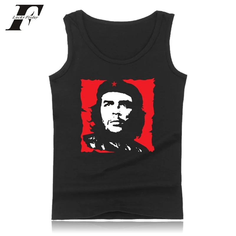 Майка LUCKYFRIDAYF 2017 герой Аргентины для мужчин и женщин топ без рукавов Che Guevara