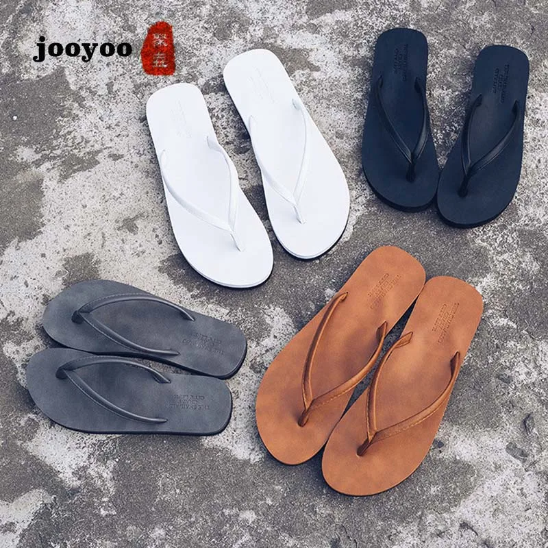 

Couple slippers men and women beach shoes non-slip personality pinch sandals slippers students wear slippers slippers jooyoo